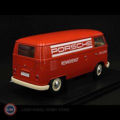 1:18 Welly 1963 Volkswagen T1 Kasten 1963 Porsche Renndienst