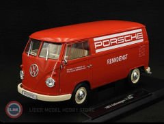 1:18 Welly 1963 Volkswagen T1 Kasten 1963 Porsche Renndienst