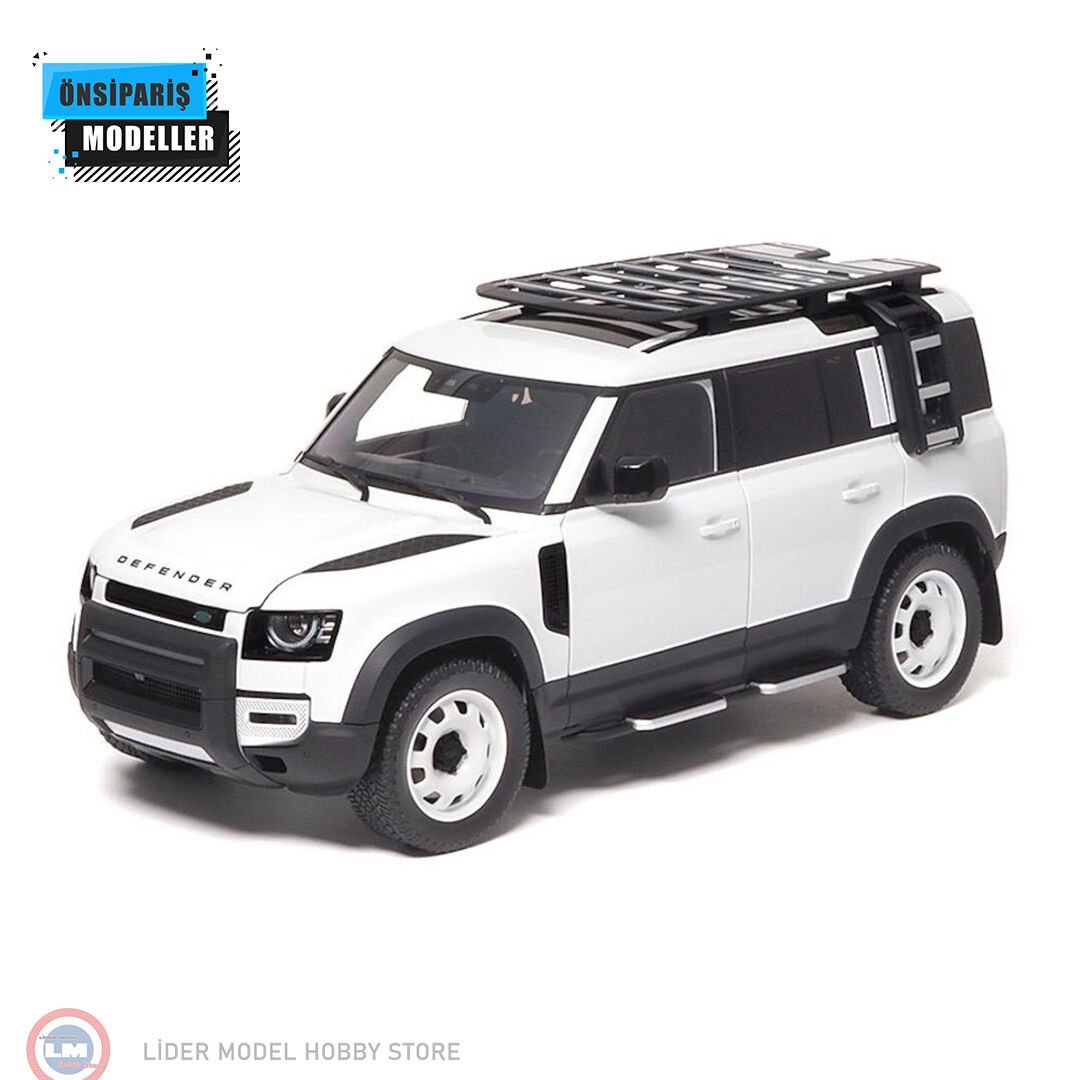 1:18 2020 Land Rover Defender 110 30th Anniversary Version Fuji White