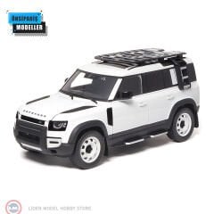1:18 2020 Land Rover Defender 110 30th Anniversary Version Fuji White
