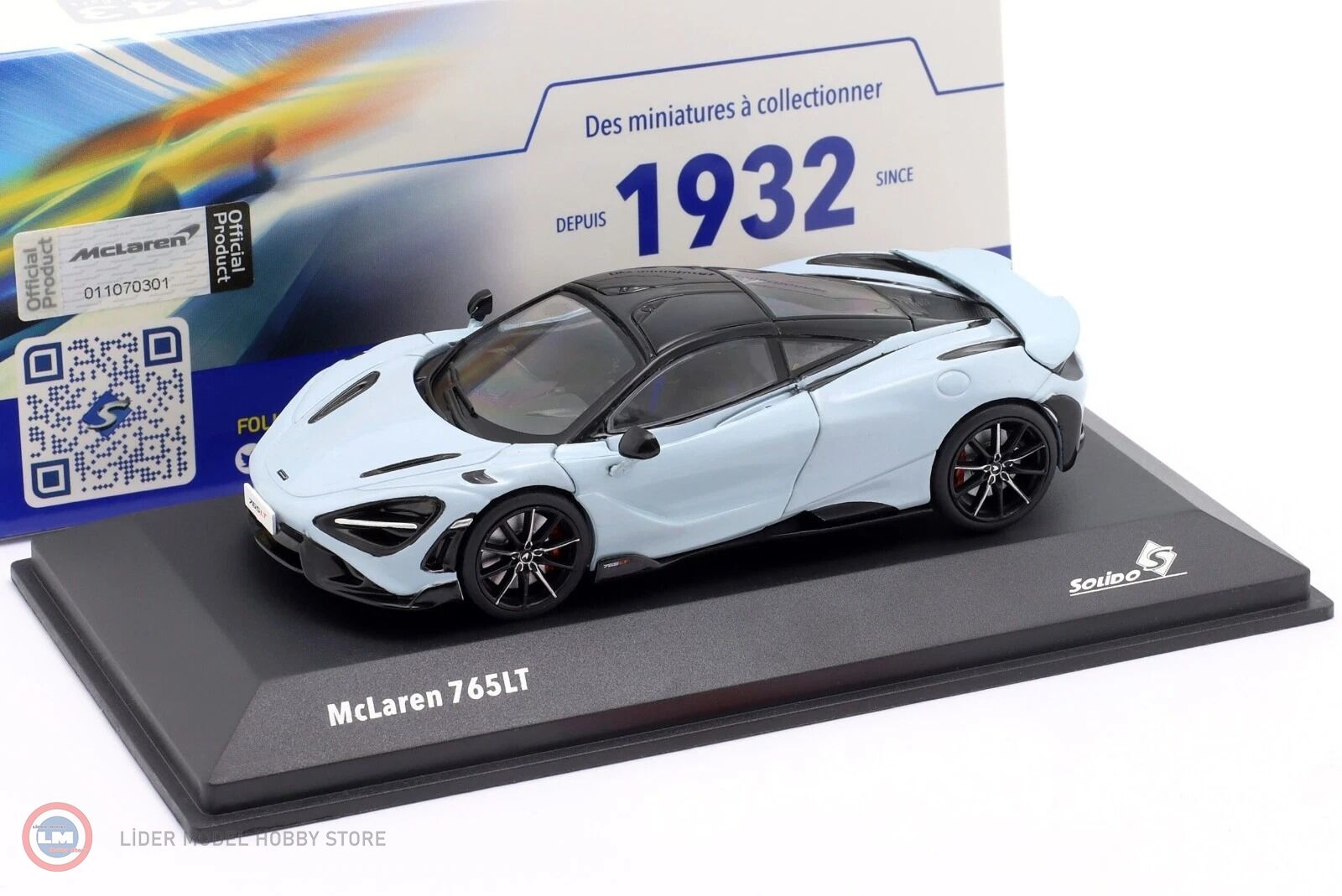1:43 Solido 2020 McLaren 765 LT