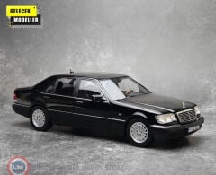 1:18 Norev 1997 Mercedes Benz S Class S600 W140 Obsidian Black
