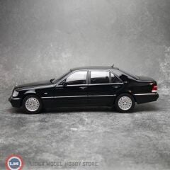 1:18 Norev 1997 Mercedes Benz S Class S600 W140 Obsidian Black