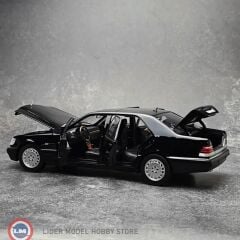 1:18 Norev 1997 Mercedes Benz S Class S600 W140 Obsidian Black