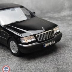 1:18 Norev 1997 Mercedes Benz S Class S600 W140 Obsidian Black