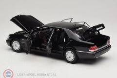 1:18 Norev 1997 Mercedes Benz S Class S600 W140 Obsidian Black