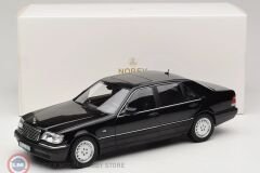 1:18 Norev 1997 Mercedes Benz S Class S600 W140 Obsidian Black