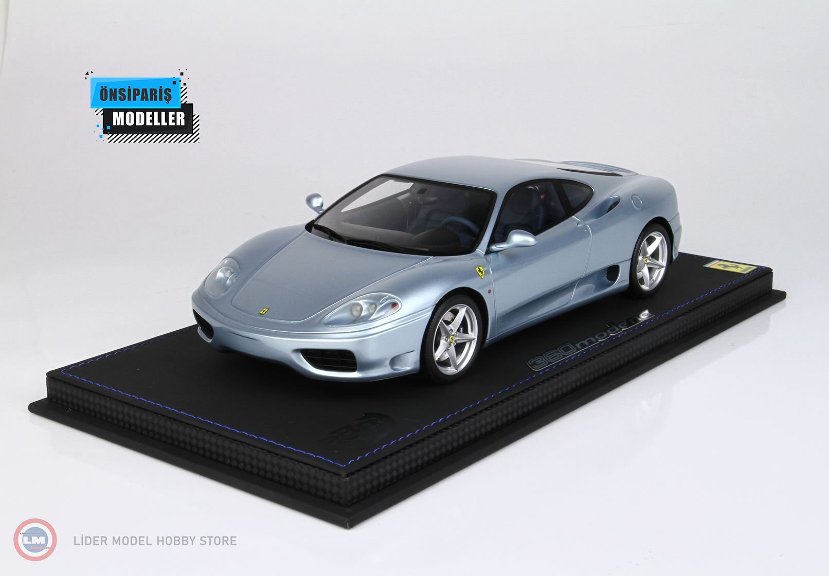 1:18 1999 Ferrari 360 Modena Grigio Alloy F1 Gear BOX
