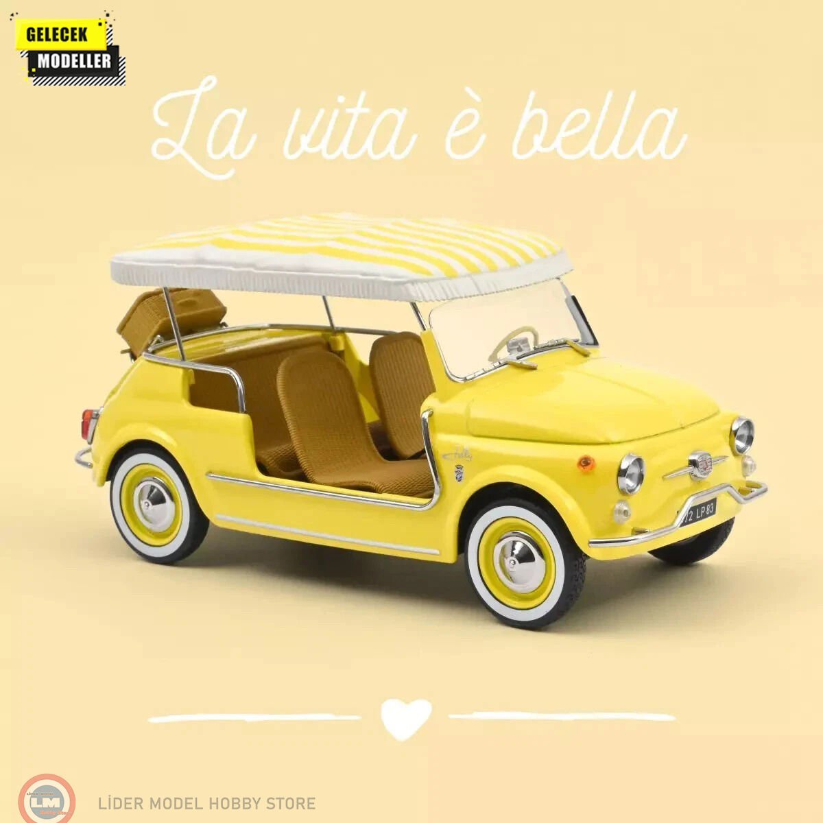 1:18 Norev 1965 Fiat 500 Jolly