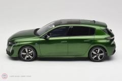 1:18 OTTO 2022 Peugeot 308 GT Olive Green