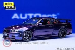1:18 Autoart 2001 Nissan Skyline GT-R (R34) Z-tune (Midnight Purple)