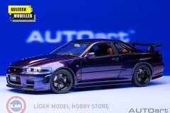 1:18 Autoart 2001 Nissan Skyline GT-R (R34) Z-tune (Midnight Purple)