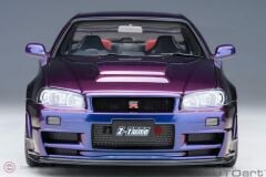 1:18 Autoart 2001 Nissan Skyline GT-R (R34) Z-tune (Midnight Purple)
