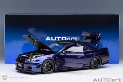1:18 Autoart 2001 Nissan Skyline GT-R (R34) Z-tune (Midnight Purple)