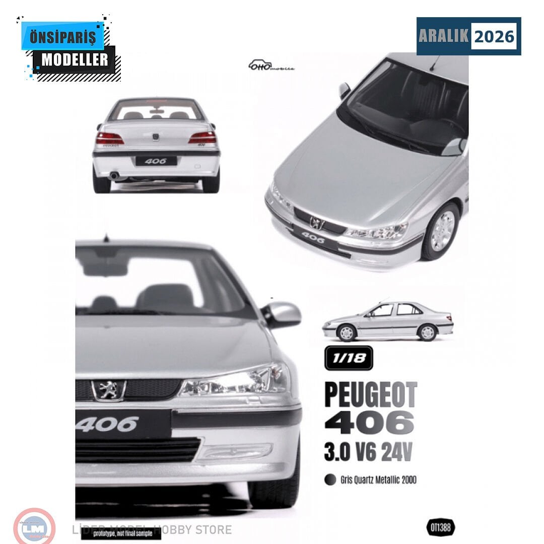 1:18 Otto 2000 Peugeot 406 3.0 V6 24V