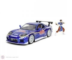 1:24 1993 Mazda RX7 With Chun-li Figure