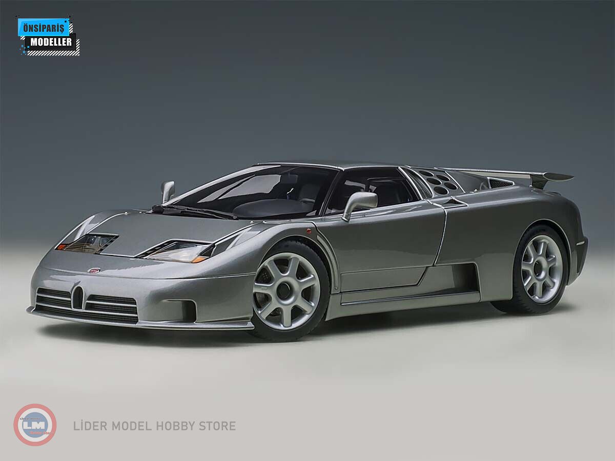 1:18 Bugatti EB110 SS Gümüş