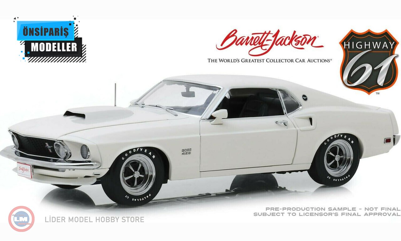 1:18 1969 Ford Mustang BOSS 429 Kapora gönder (500tl)