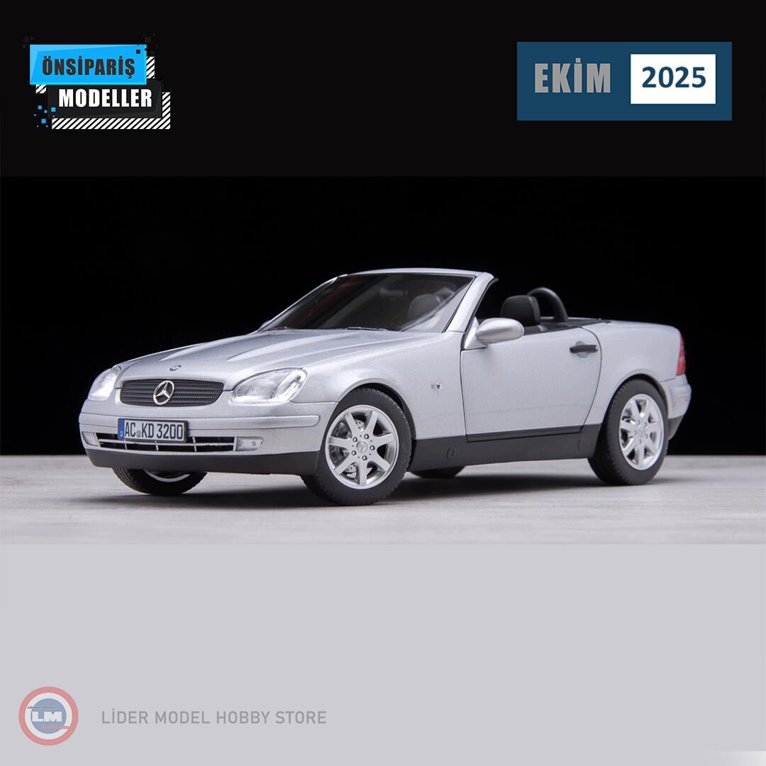 1:18 1996 Mercedes Benz SLK 350 Brillant Silver