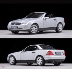 1:18 1996 Mercedes Benz SLK 350 Brillant Silver