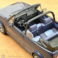 1:18 Norev 1992 Volkswagen Golf 2 Cabriolet Quartett Inka Blue