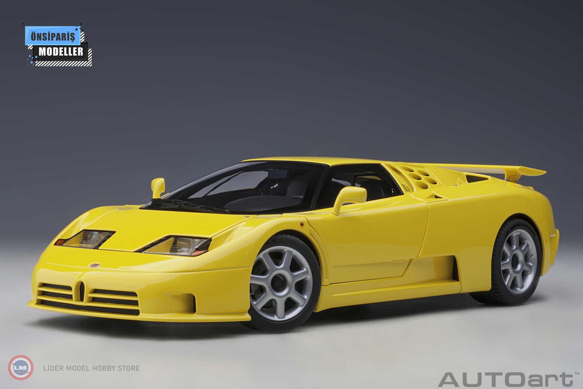 1:18 Bugatti EB110 SS Sarı