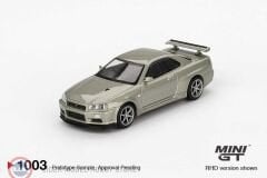 1:64 Mini GT 2002 Nissan SKYLINE GT-R (R34) VSPEC II RHD