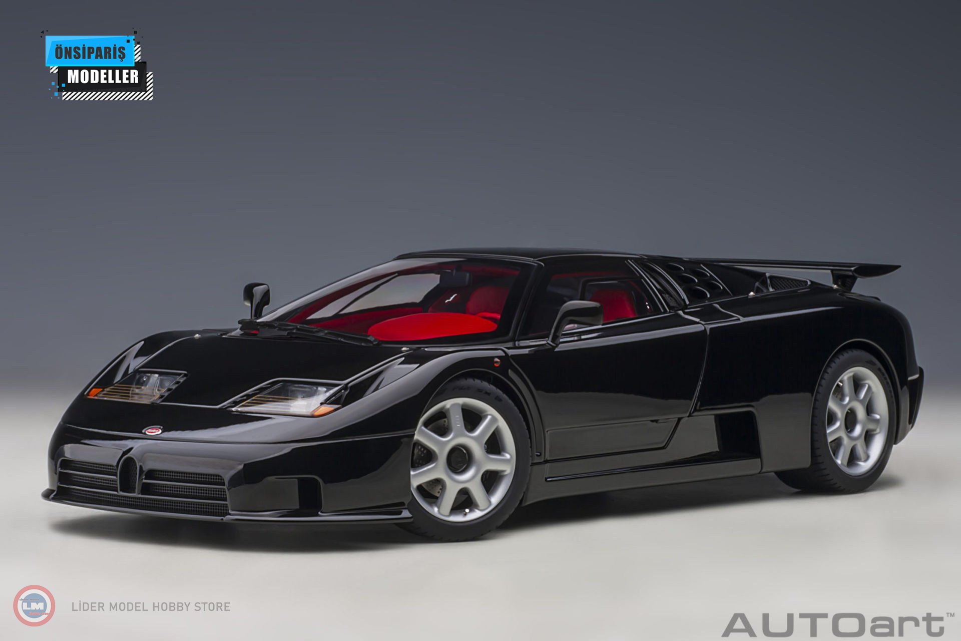 1:18 Bugatti EB110 SS Siyah