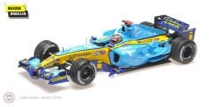 1:18 Minichamps 2005 Renault F1 Team R25 Fernando Alonso 2nd Place British GP
