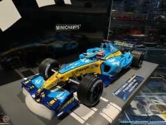 1:18 Minichamps 2005 Renault F1 Team R25 Fernando Alonso 2nd Place British GP