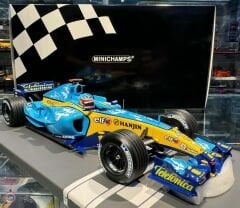 1:18 Minichamps 2005 Renault F1 Team R25 Fernando Alonso 2nd Place British GP