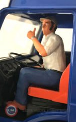 1:18 Figurine Trucker Franz (sitting) Figür