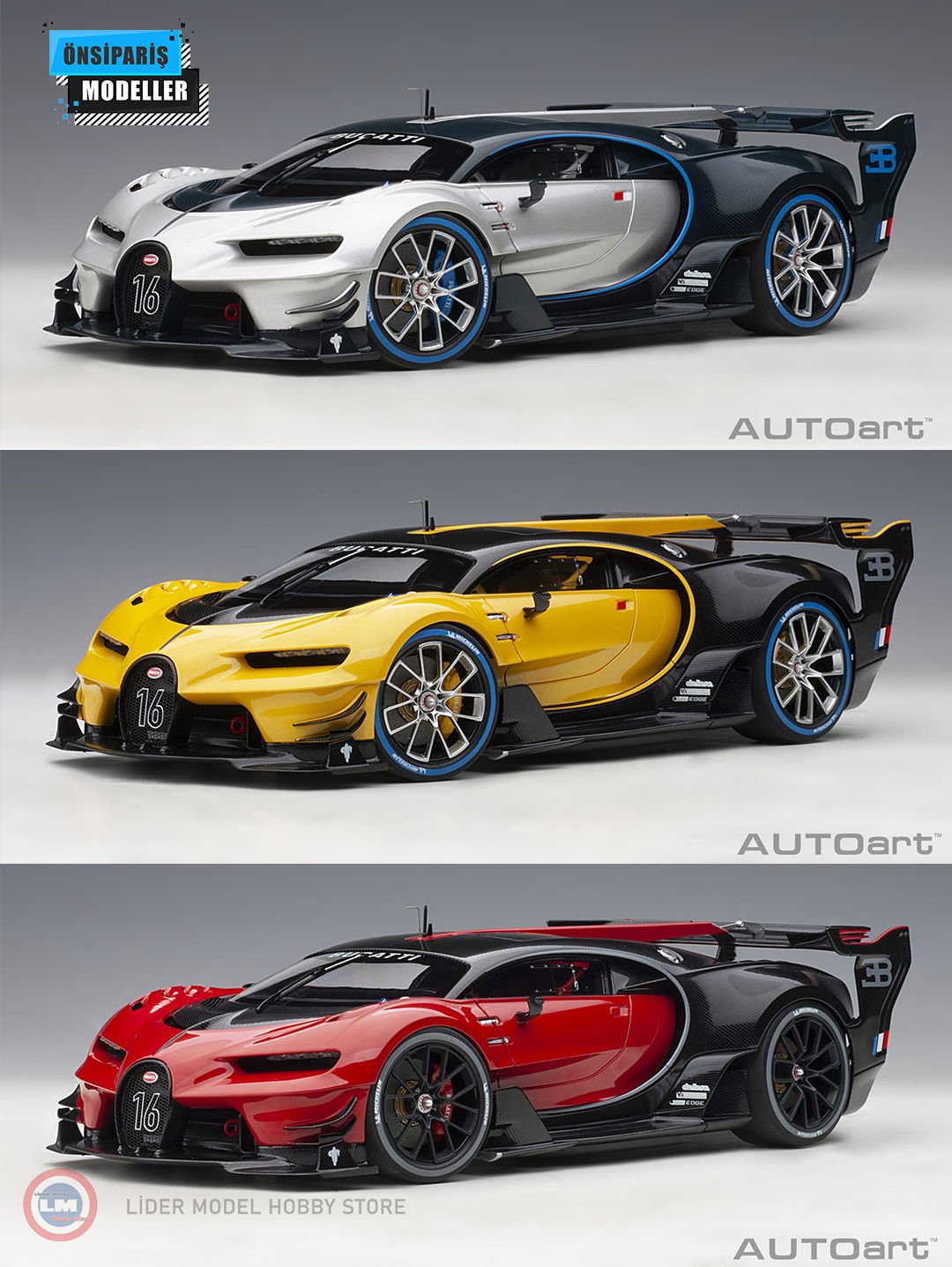 1:18 Bugatti Vision GT