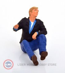 1:18 Figurine Trucker Günther (sitting) Figür
