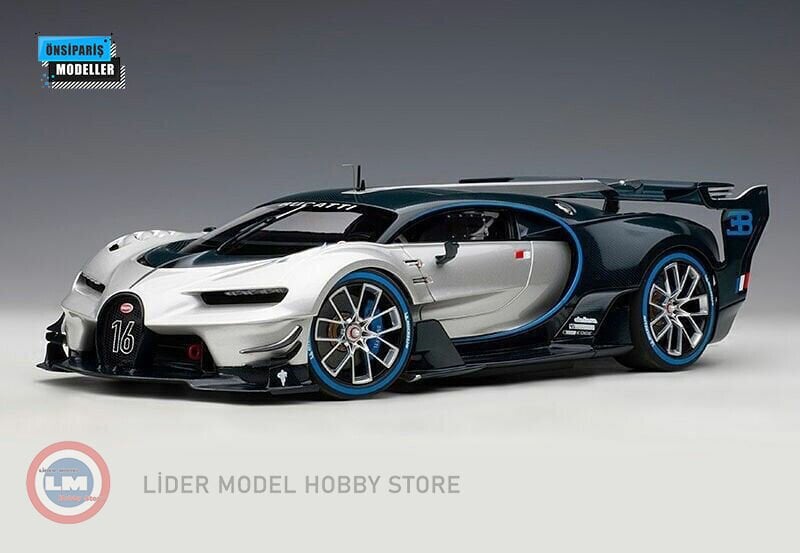 Bugatti Vision Gran Turismo 1/18 ブガッティ Autoart - 1:18 Bugatti Vision GT Gümüş - 19.015,64 TL - 18.064,86 TL