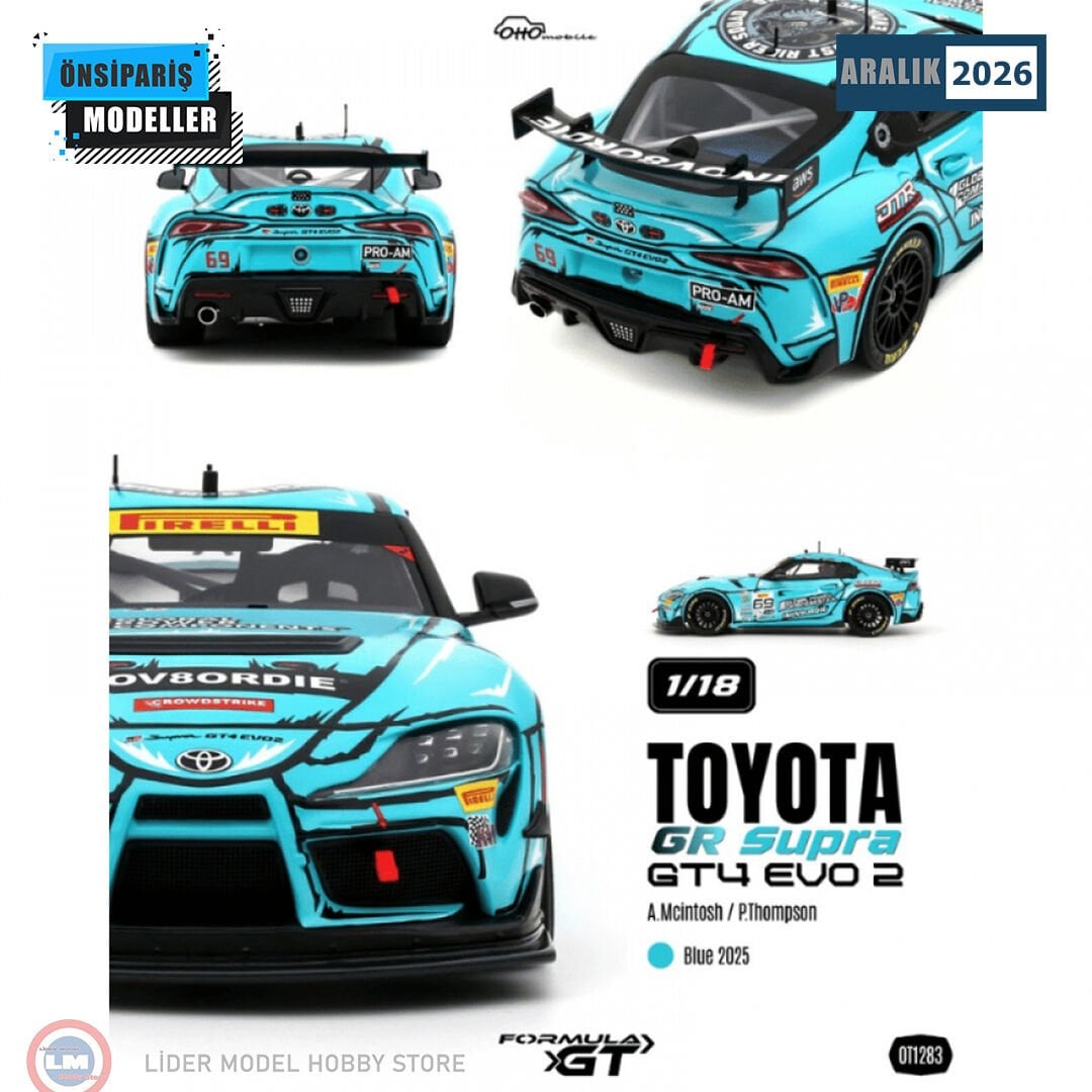 1:18 Otto 2025 Toyota Supra GR GT4 EVO 2
