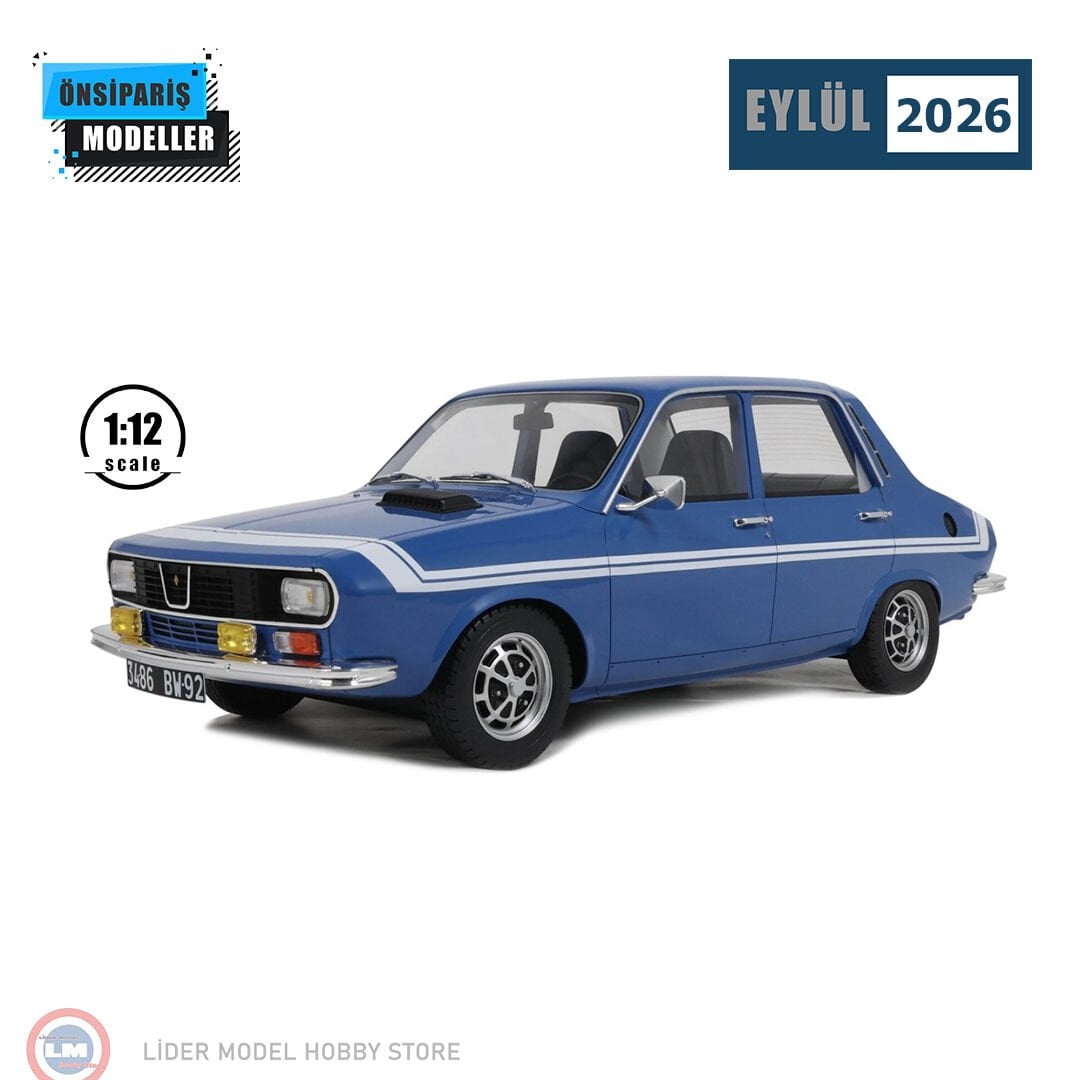 1:12 Otto 1972 Renault 12 Gordini Blue 418