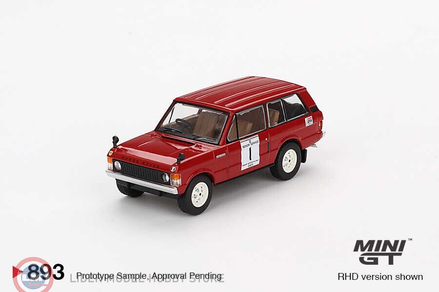 1:64 Mini GT 1971 Land Rover RANGE ROVER N 1 WINNER RALLY INTERNATIONAL HILL RHD