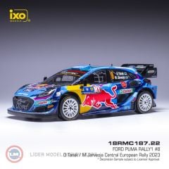 1:18 2023 Ford Puma Rally 1 #8, WRC, Central European Rally