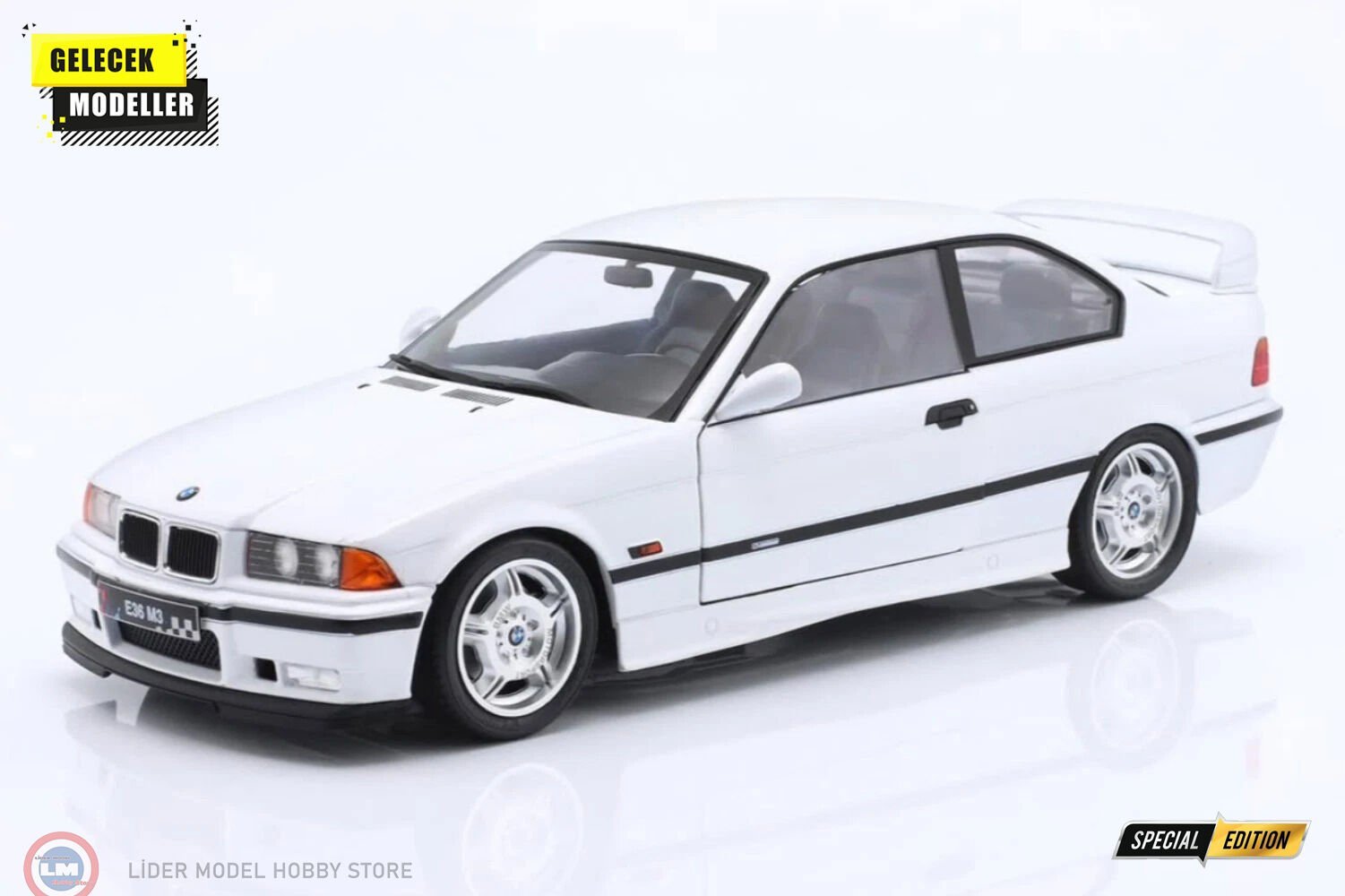 1:18 Solido 1995 BMW E36 M3 Lightweight Coupe Plain Body Version