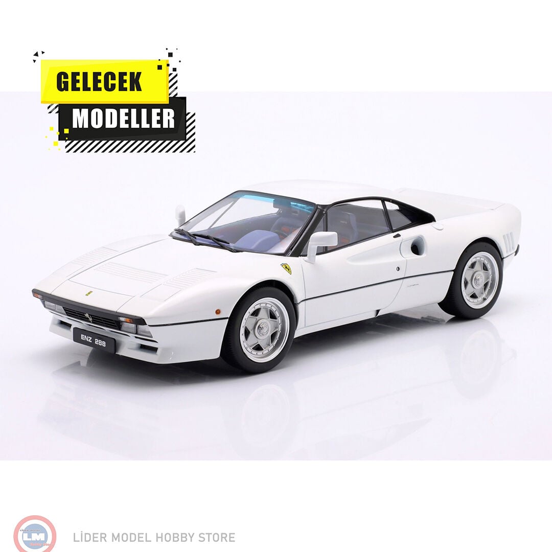 1:18 KK Scale Ferrari 288 GTO (1984) Chrís Evans - Top Gear - white