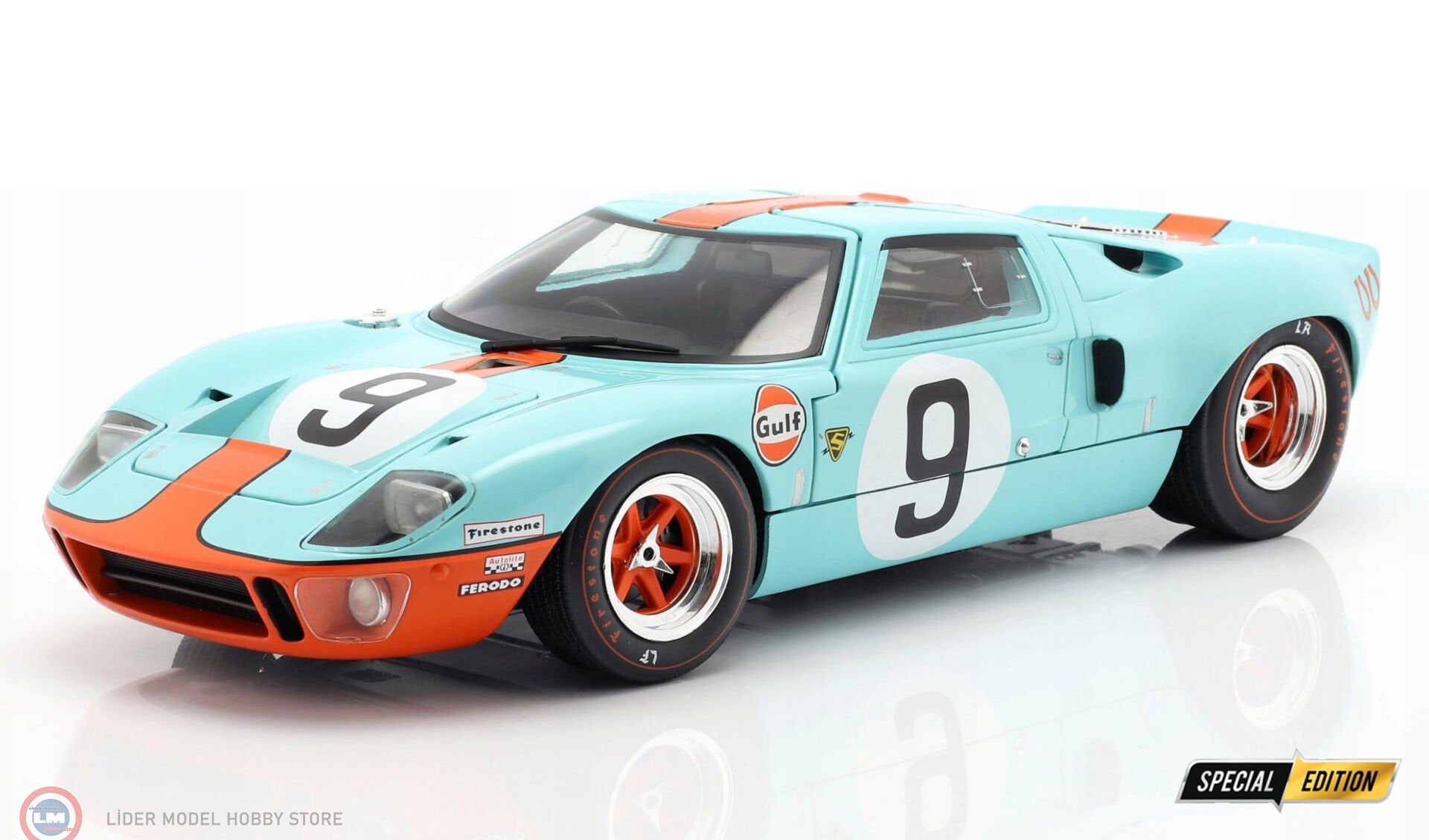 1:18 Solido Ford GT40 Gulf #9 - LeMans Winner 1968 - Rodriguez, Bianchi