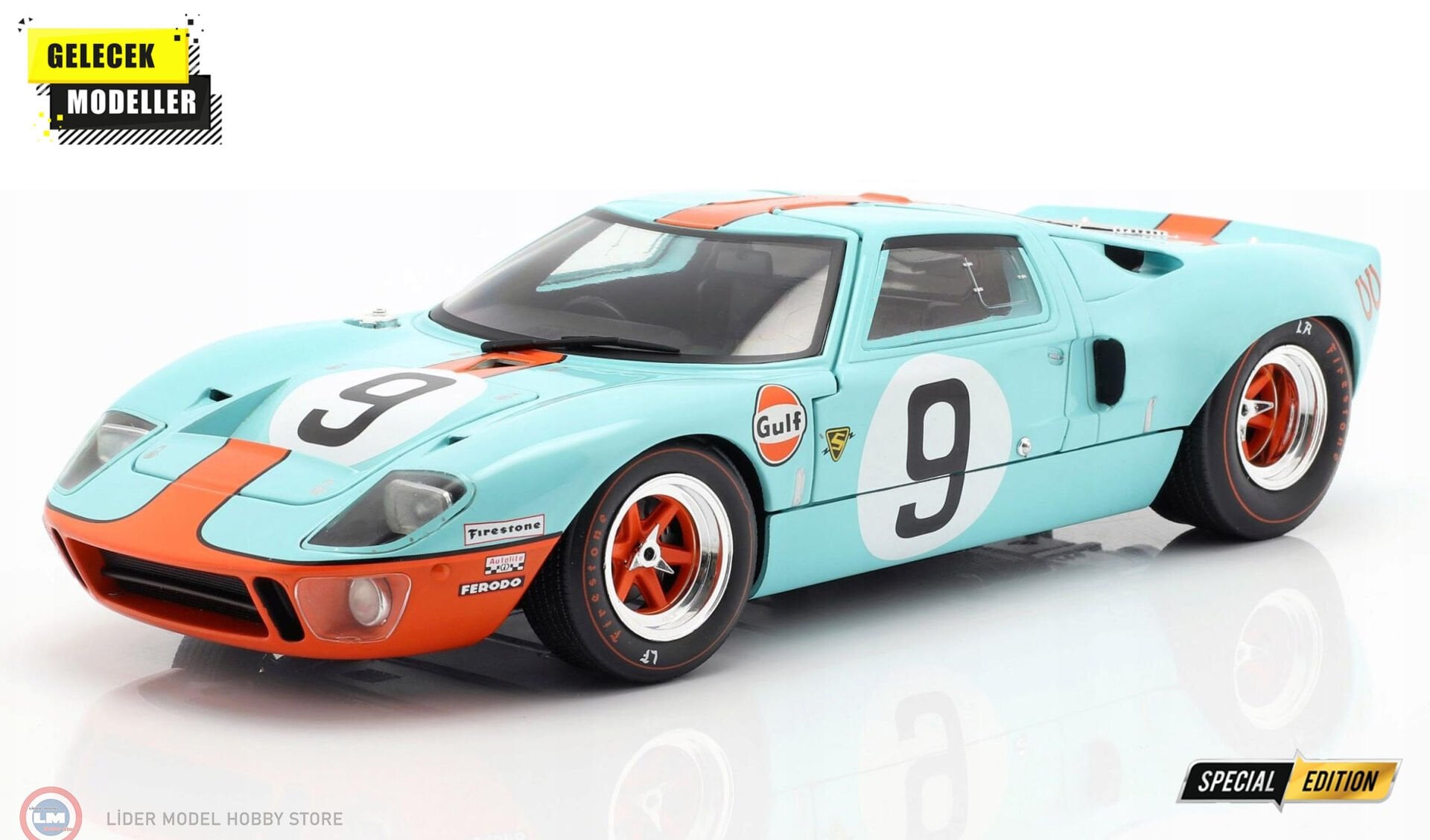 1:18 Solido Ford GT40 Gulf #9 - LeMans Winner 1968 - Rodriguez, Bianchi