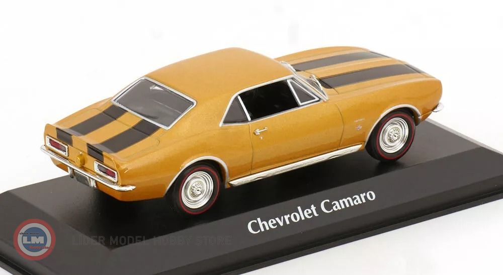 Miniature Voiture MAXICHAMPS 1/43 – Chevrolet Camaro 1967, Collection Neuve Sous Boîte