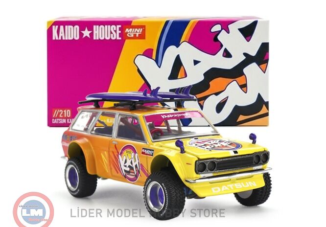 1:64 Mini GT Kaido 1969 Datsun 510 WAGON 4X4 KAIDO ISLANDS V1