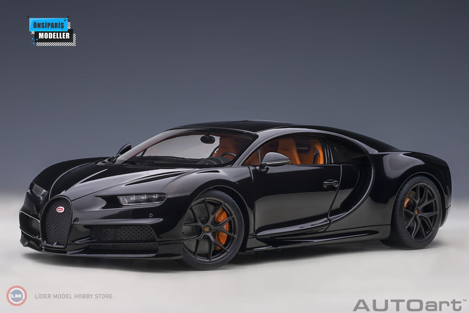 1:18 Bugatti Chiron Sport Siyah