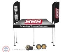 1:64 Mini GT Kaido BBS Aksesuar Tente V1