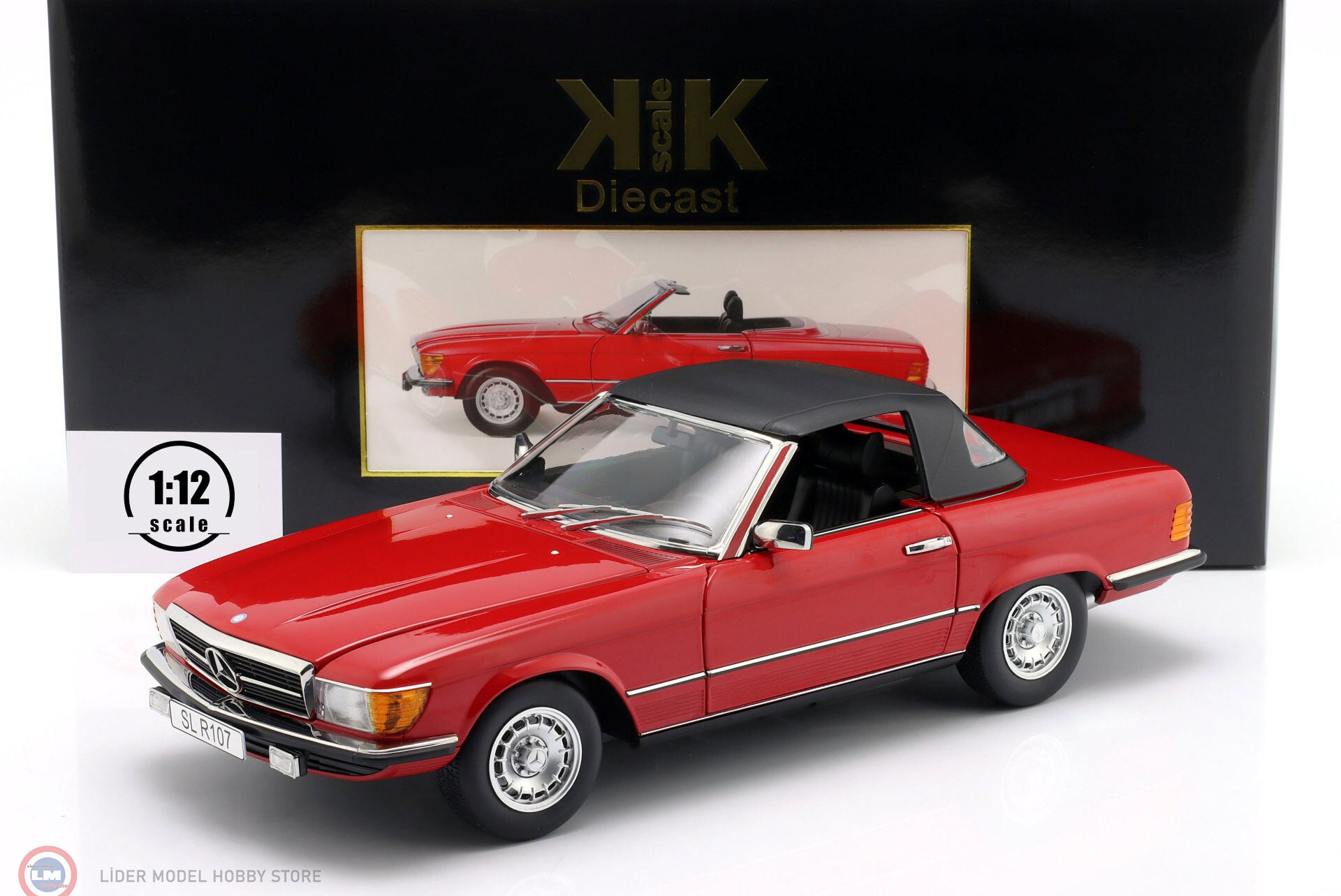 1:12 KK Scale 1985 Mercedes Benz 450 SL R107 EU-Version