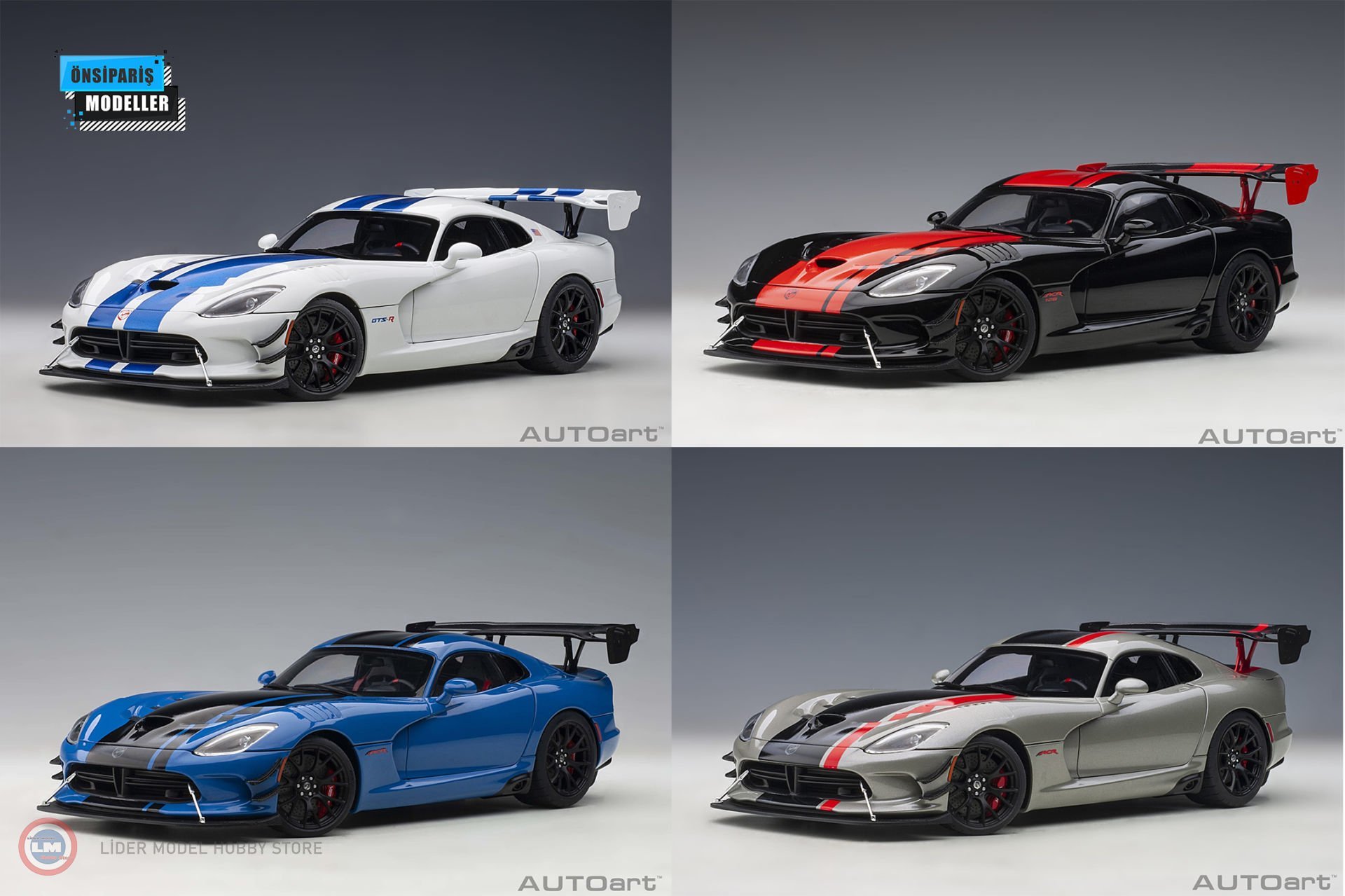 1:18 Dodge Viper GTS-R Commemorative Edition ACR 2017