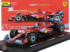 1:43 Burago FERRARI SF-24 #16 3rd MIAMI GP 2024  - CHARLES LECLERC